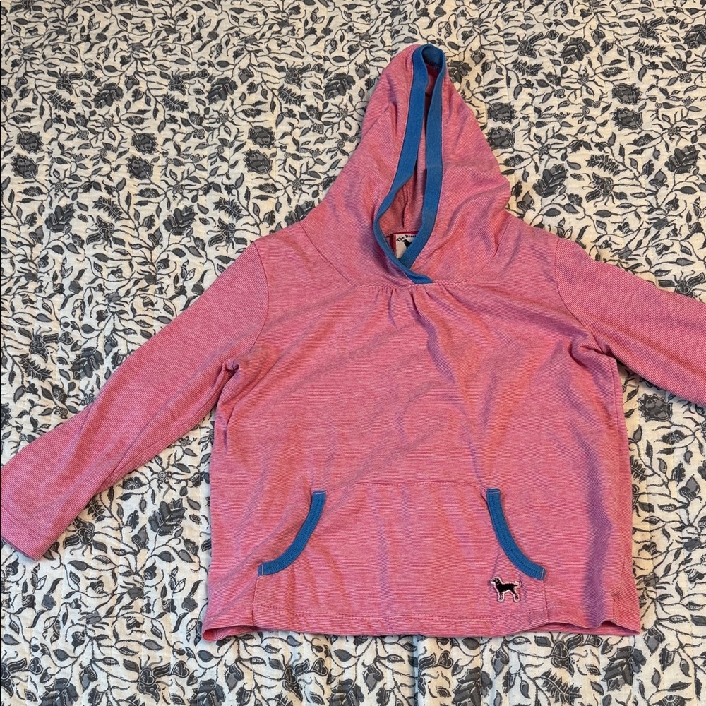 The Black Dog Pink and Blue Hoodie- Size 3T